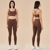 Seamless Yoga Set Gym Fitness Clothing Women Workout Set